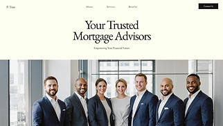  website templates - Mortgage Company (Retro)